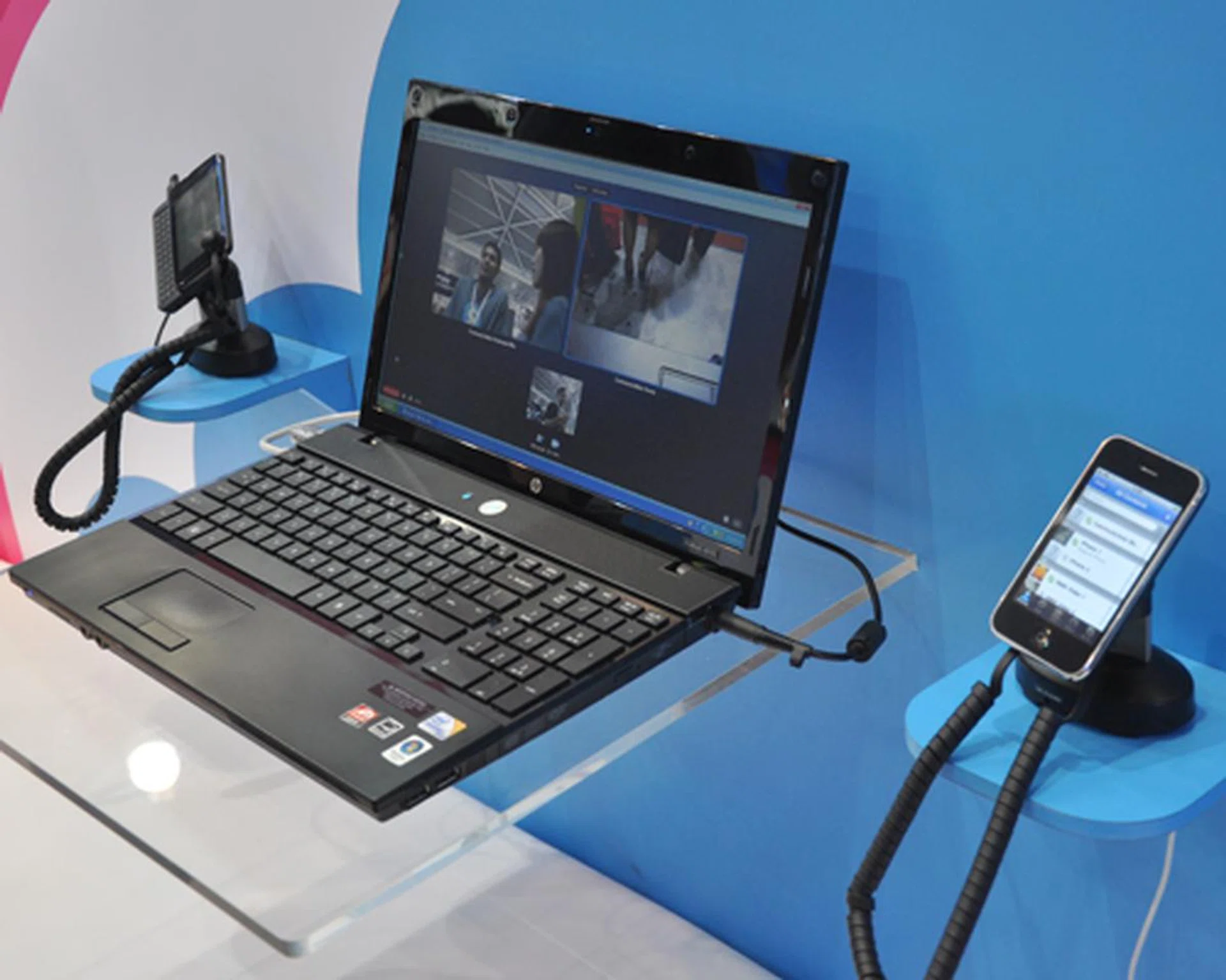 Skype is now currently available on the Apple iPhone, and expands into the Symbian platform with the Sony Ericsson Vivaz, Vivaz Pro and Satio.
