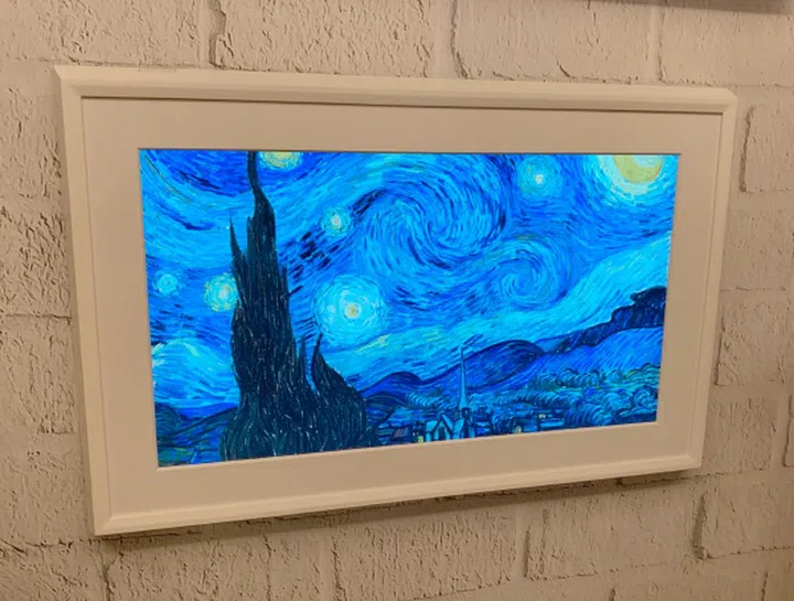 With the Meural Canvas, there's a palpable sense of texture and depth that you don't get from other digital photo frames.