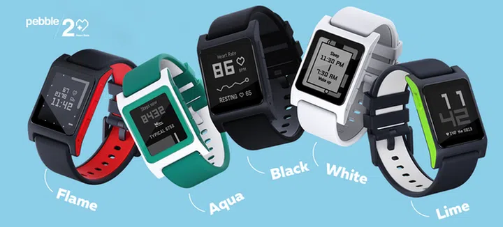 Pebble 2 comes in five different colors.