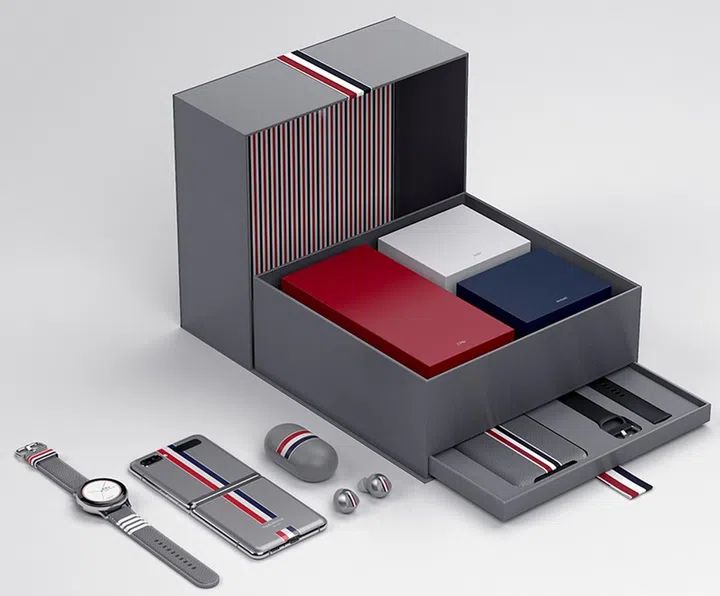 The Samsung Galaxy Z Flip Thom Browne Edition.