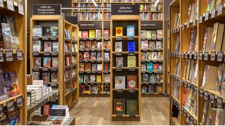 Most of the books will be displayed with the cover facing outwards to showcase them and their authors, though space constraints mean not every book will get the same treatment.