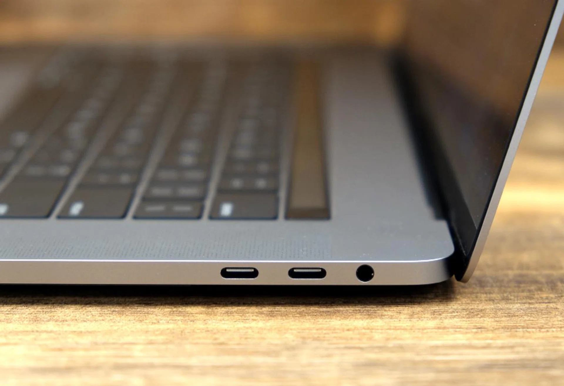 Ports haven't changed. You still get four USB-C Thunderbolt 3 ports capable of delivering up to 40Gbps of data.