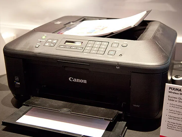 The more affordable Canon PIXMA MX452 Wireless Office AIO printer which comes with a lot of functions and features similar to those found in premium models.