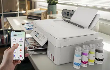The Canon MegaTank G3780 printer. Image source: Canon. 