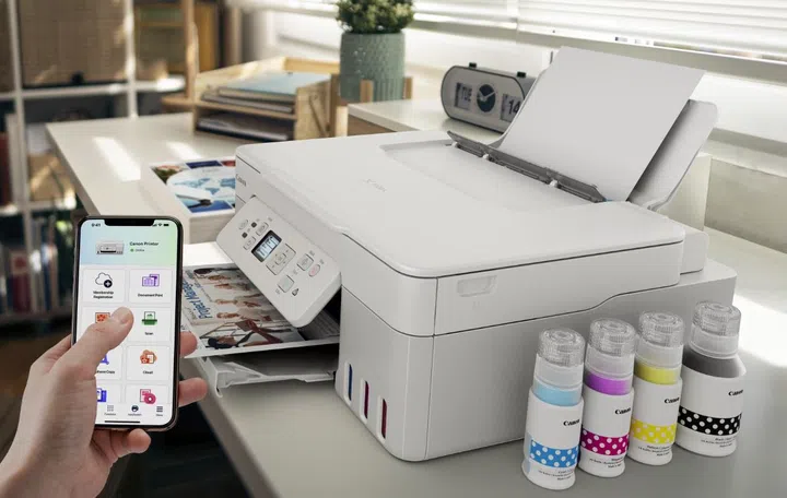 The Canon MegaTank G3780 printer. Image source: Canon. 
