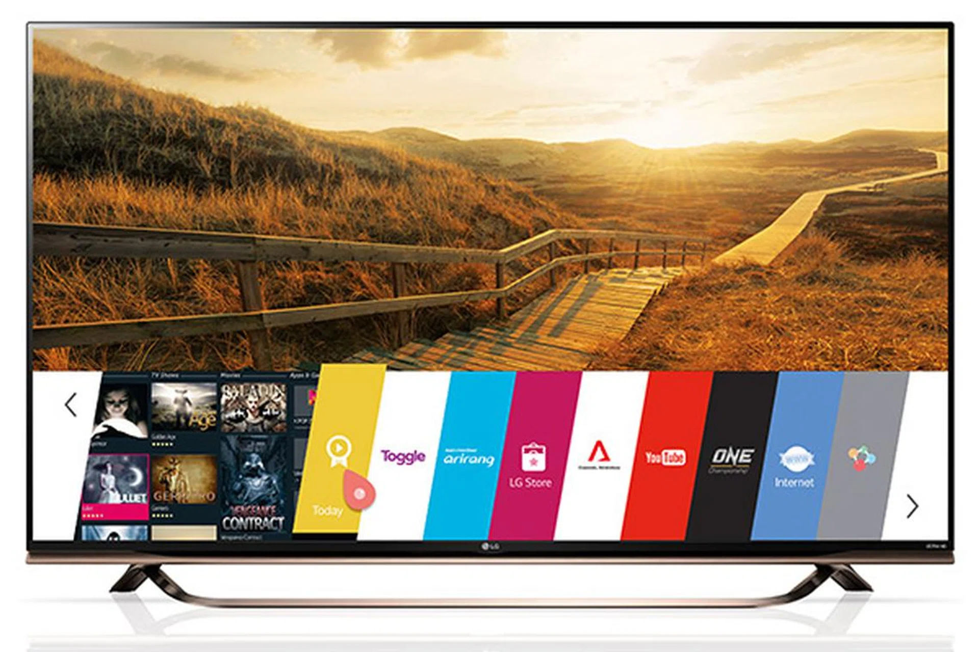 LG UF860T ColorPrime 4K TV. (Image source: LG.)