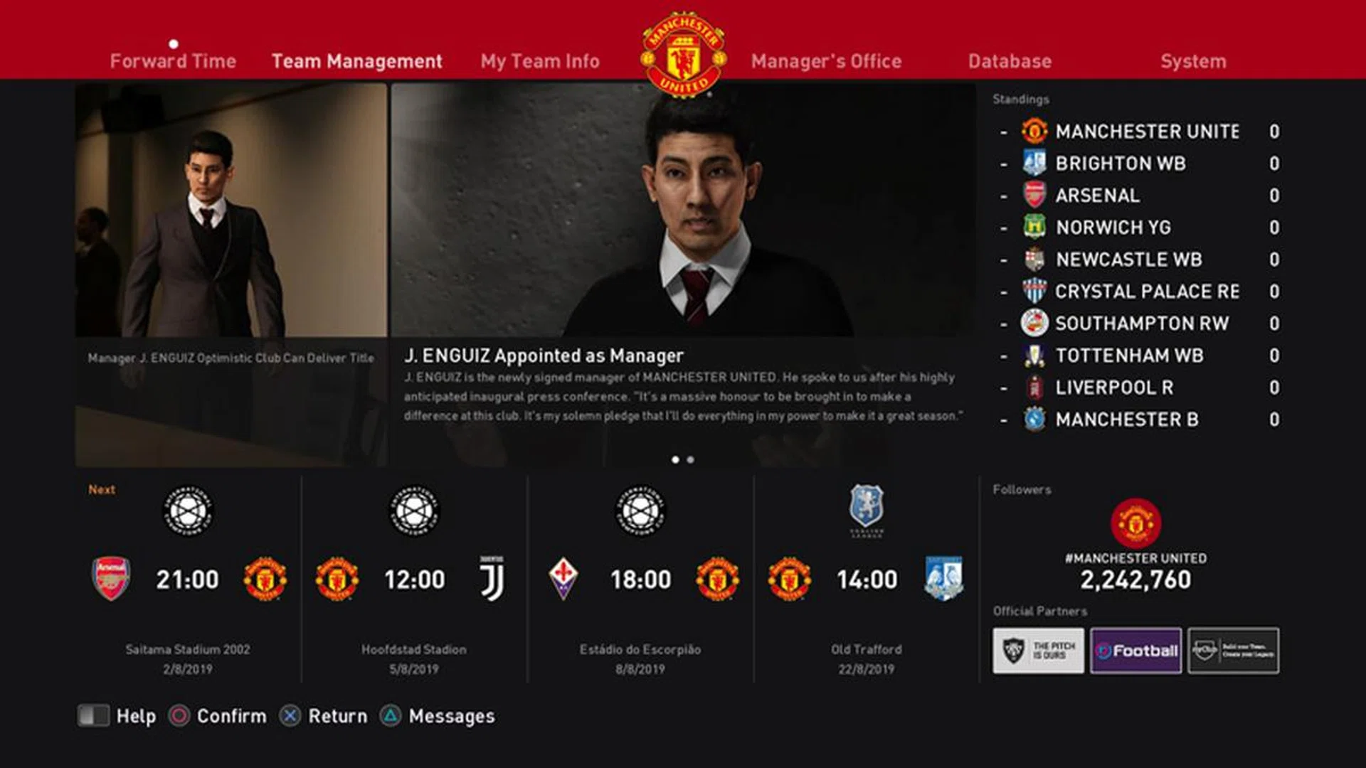 There's a lot to do as a football manager - even if you're not actually playing through the matches. 