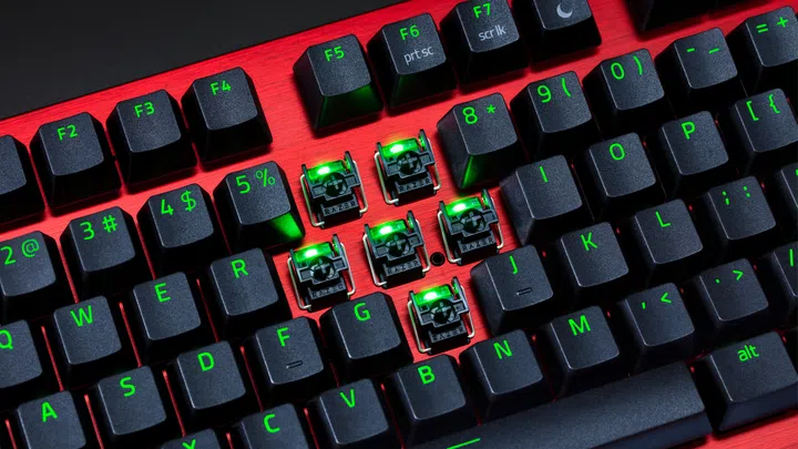Razer Huntsman V3 Pro 8kHz TKL Sentinels Edition switches
