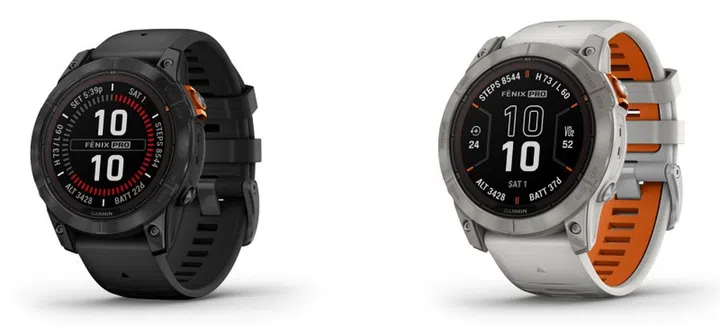 The Garmin fenix 7 Pro and fenix 7x Pro.