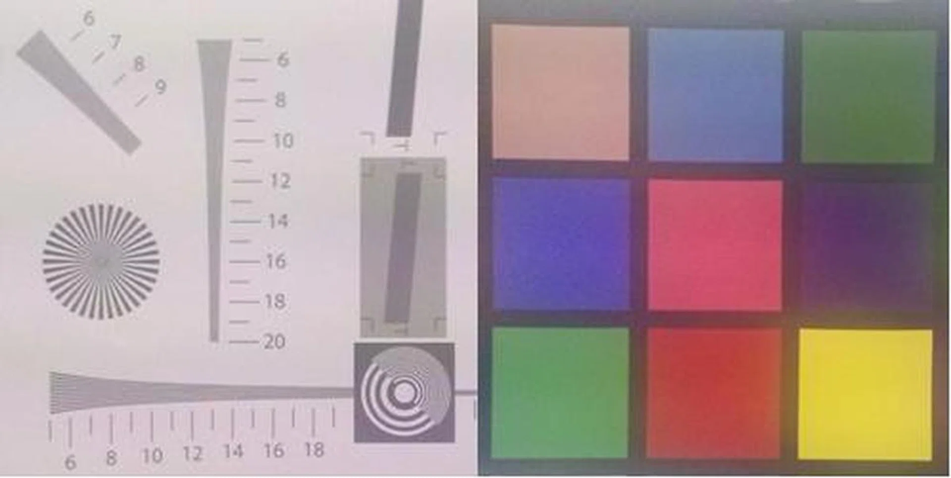 A fairly average performance in the resolution charts. Unfortunately, it also looks rather washed out. 