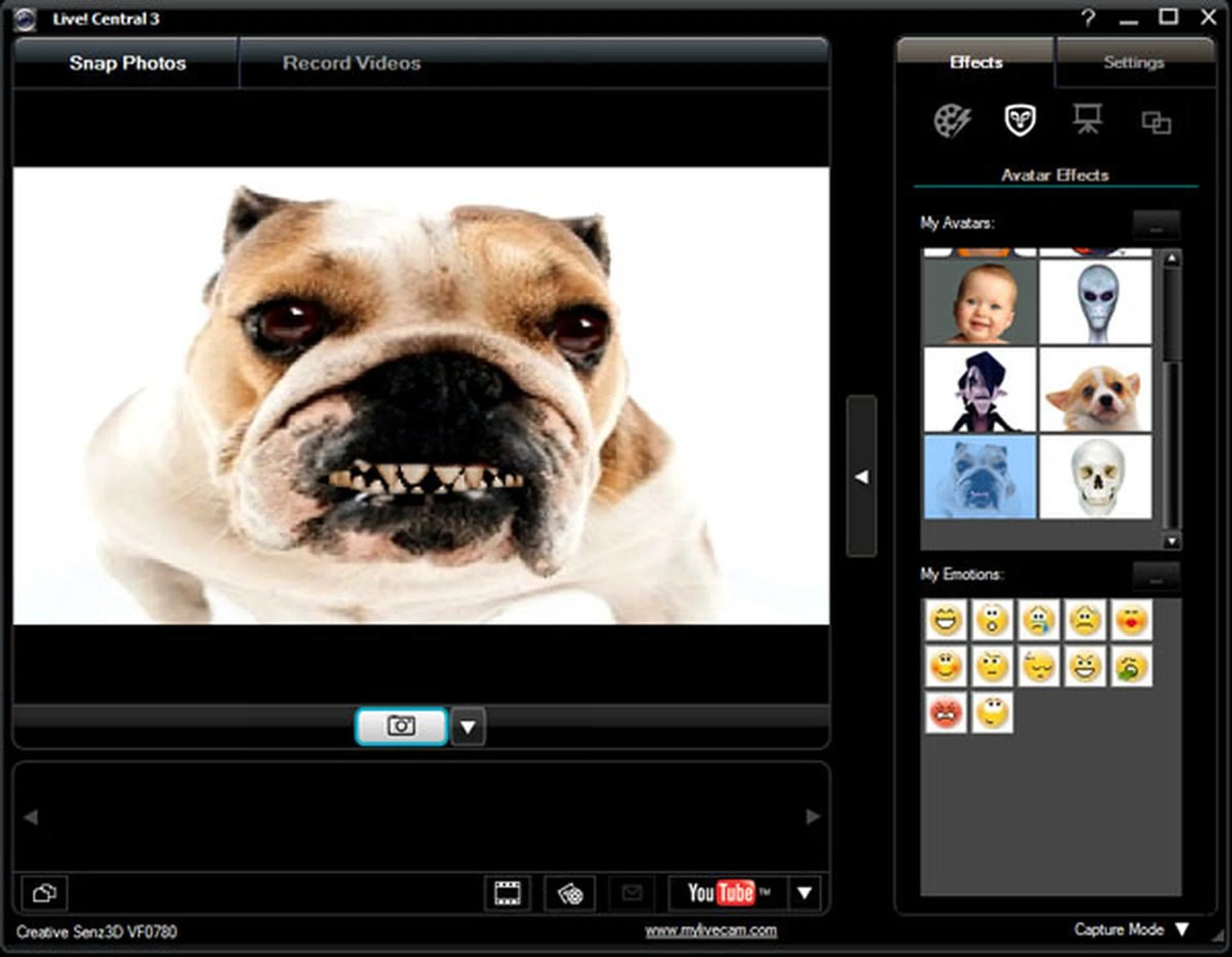 Don't think we'll be using too many of these 'hilarious' webcam effects.