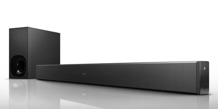 The HT-NT3 also comes with a wireless subwoofer.