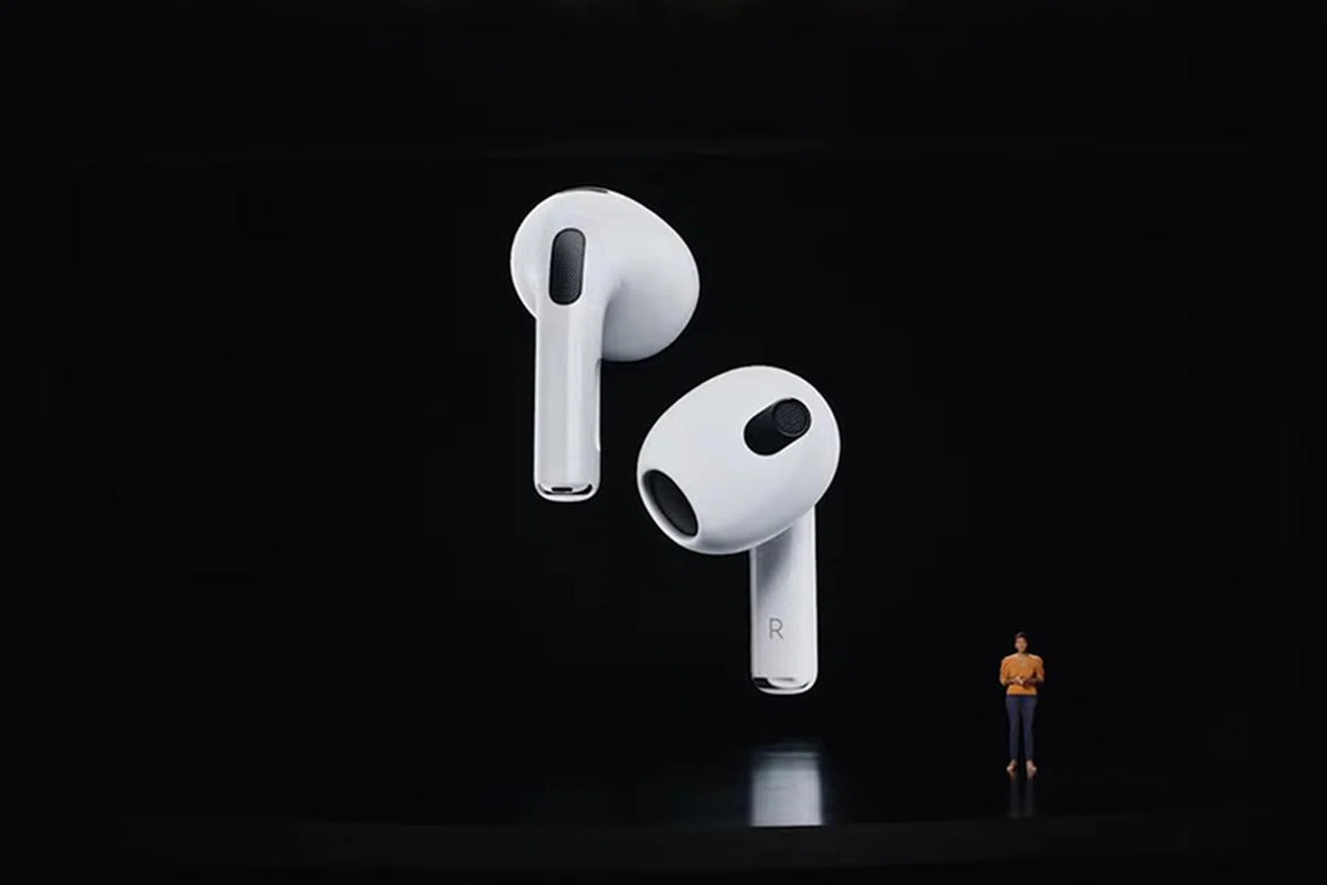 Apple's third-generation AirPods.