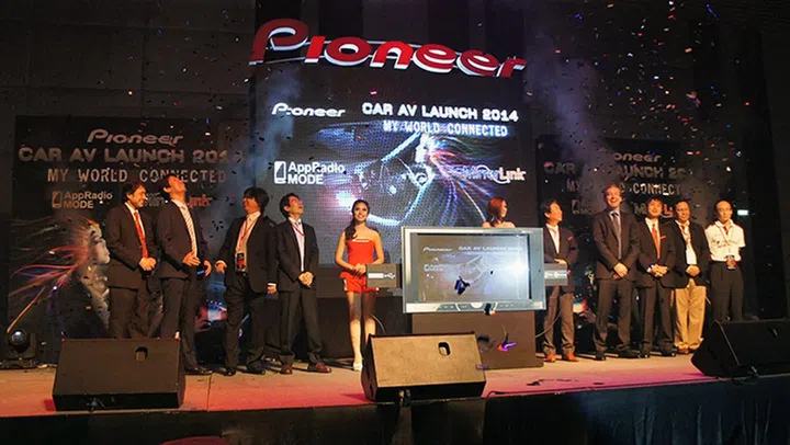 Top Pioneer executives from around the region were all present as Pioneer launched a wide range of new multimedia receivers, CD receivers, amplifiers and speakers.
