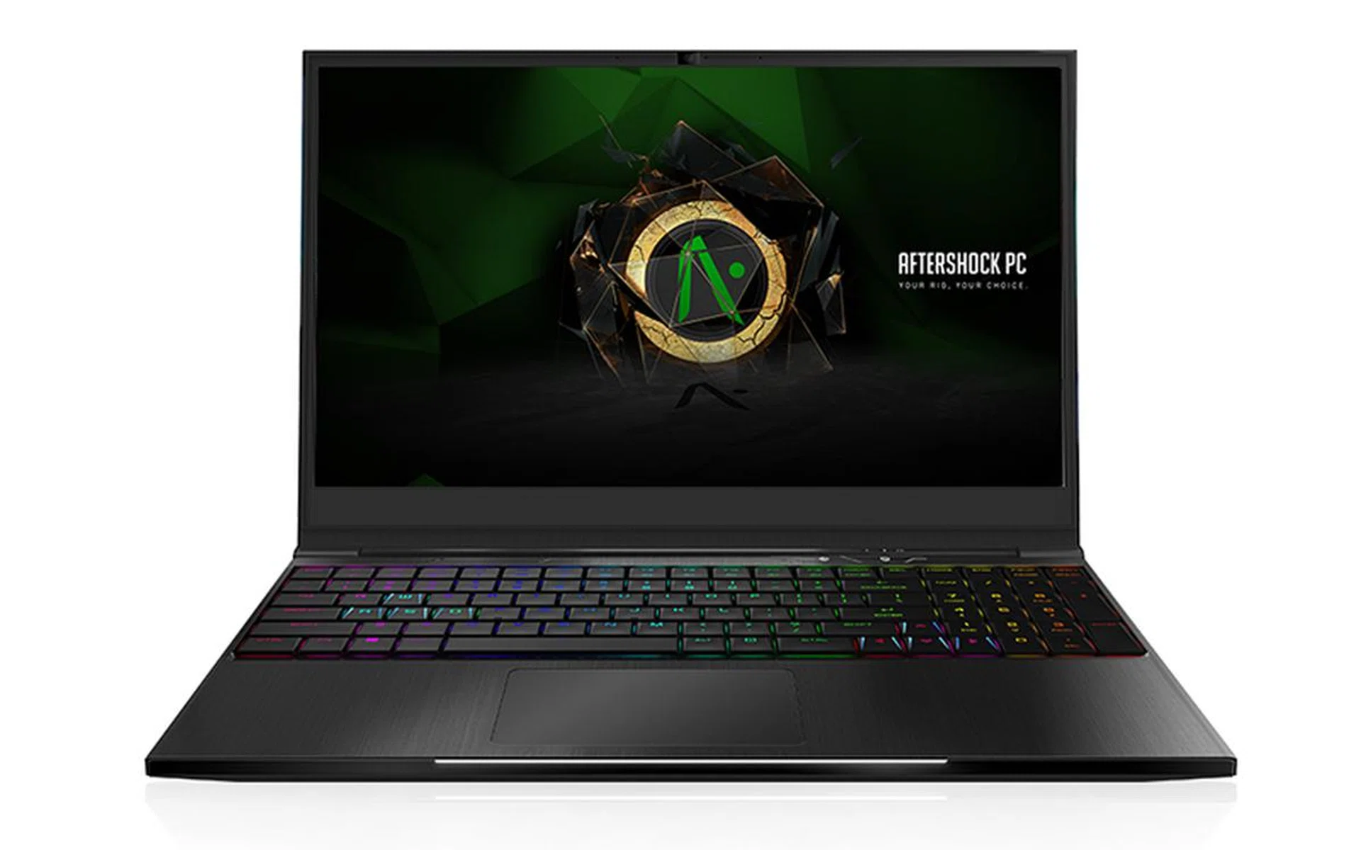 The APEX-15 comes with a mechanical keyboard and a 144Hz display. (Image Source: Aftershock)