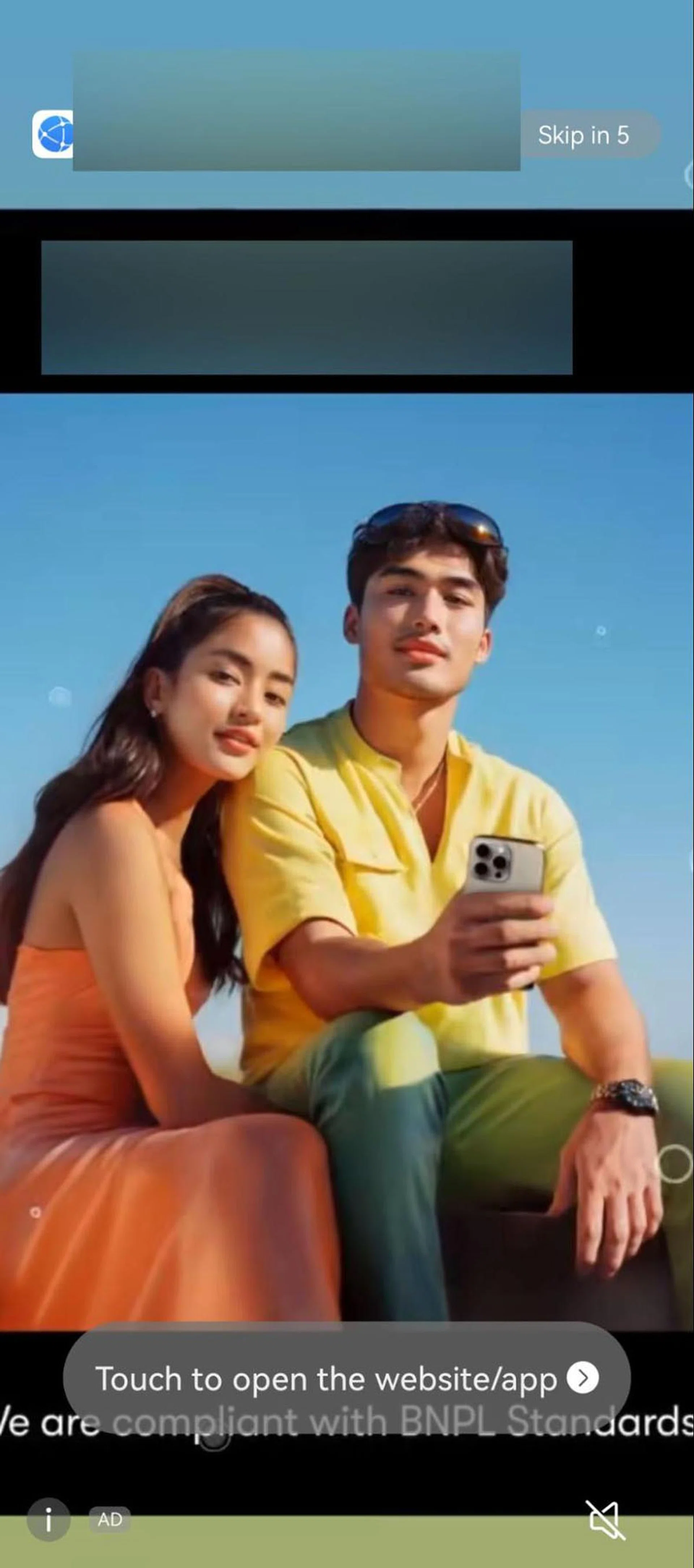 One has to watch such ad for 5 seconds before he or she can browse