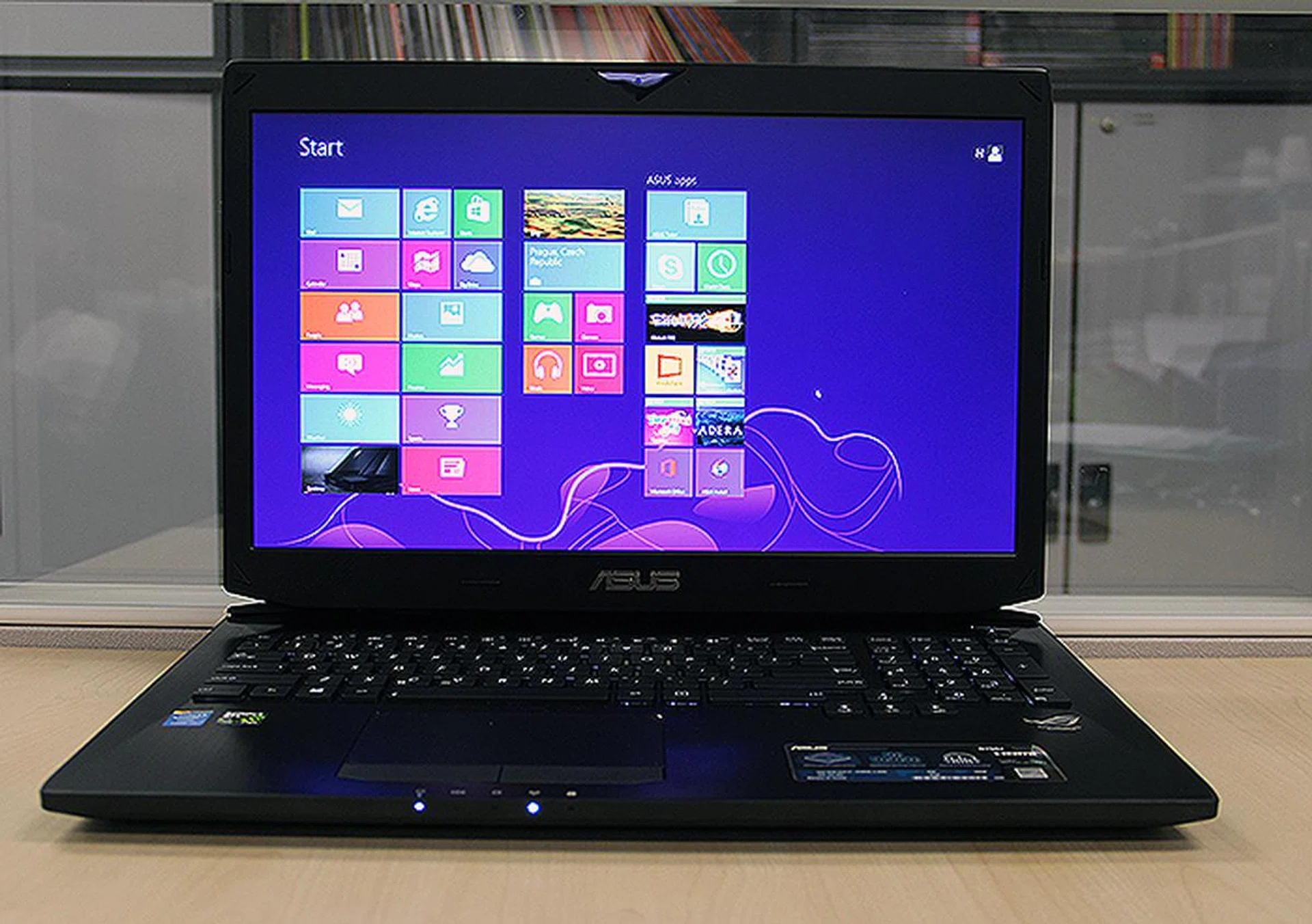The ASUS G750JX comes from the company's Republic of Gamers line-up.