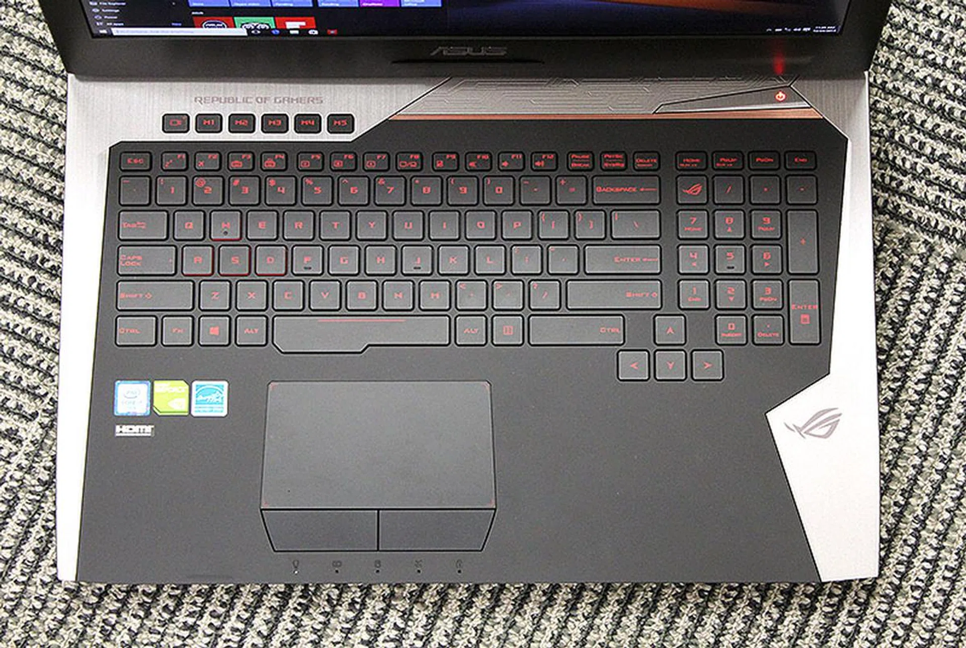 The keys are generously sized and feature a surprising amount of travel, which makes it a joy to type on.