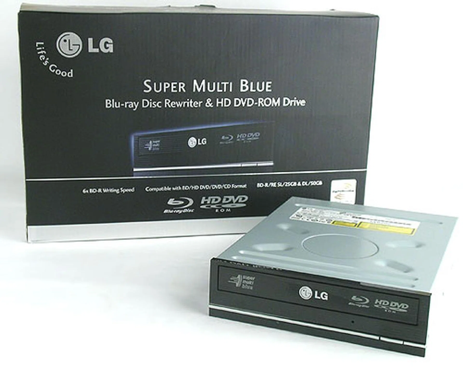 In this region at least, LG seems to be one of the more active manufacturers pushing Blu-ray drives, though in its case, its products are often hybrid drives that support HD DVD too.
