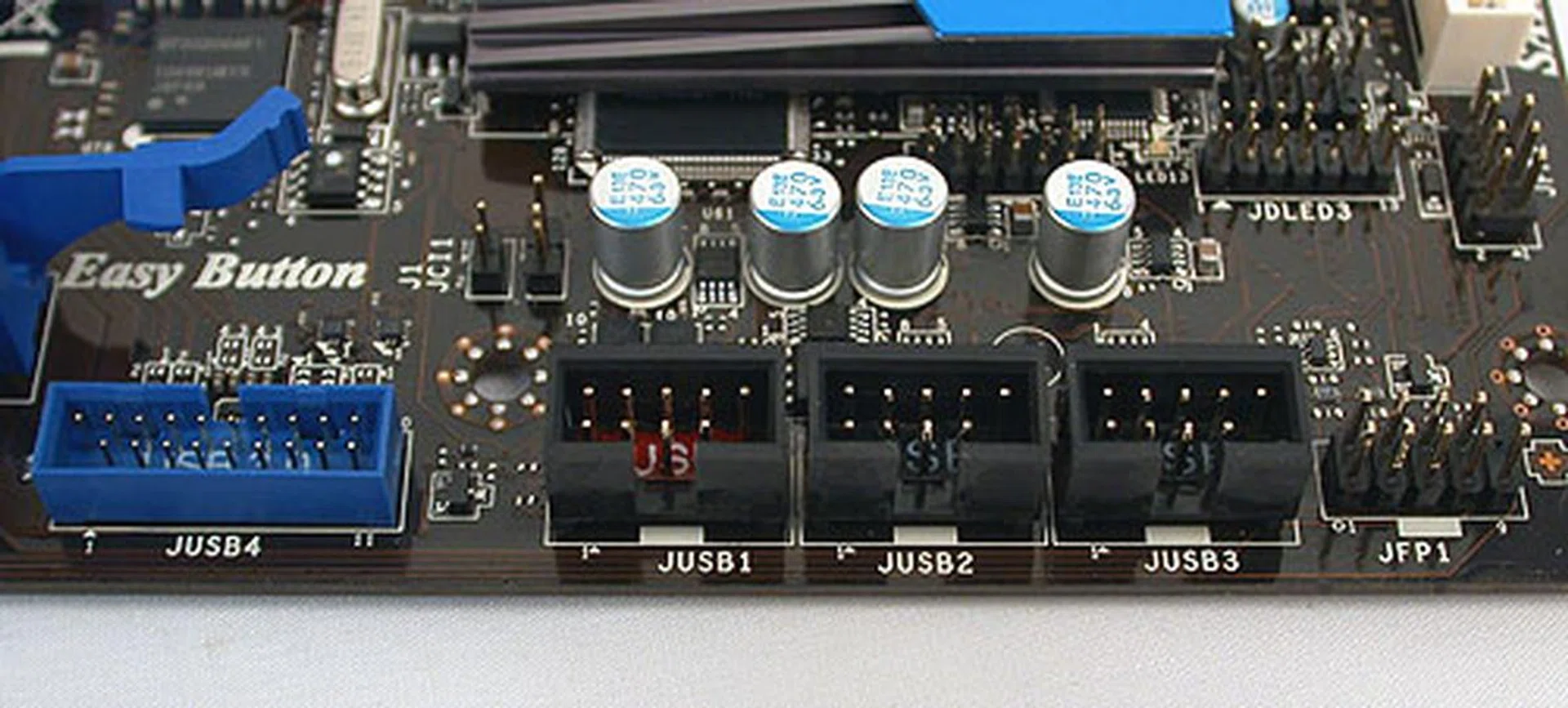 There aren't that many USB 3.0 ports available on this board, with just one USB 3.0 header to complement the two ports at the rear. 