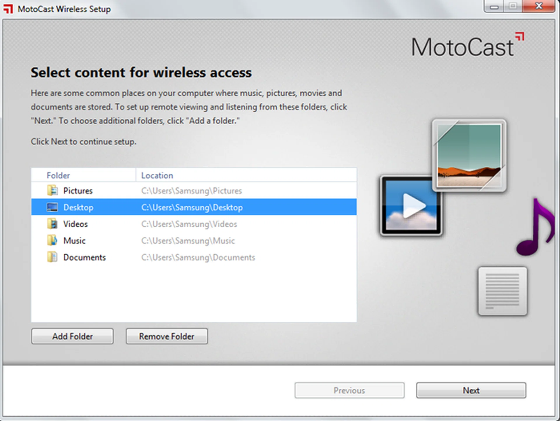 Once installed, you can kick start the procedure by typing in your ID and logging in. After that, select the folders that you require remote access from. If you can’t make up your mind, don’t fret: you can add more folders later or even change the name of your PC under Settings.