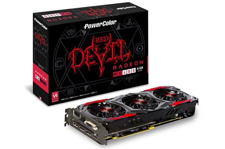 PowerColor Radeon Red Devil RX 480. (Image Source: PowerColor)
