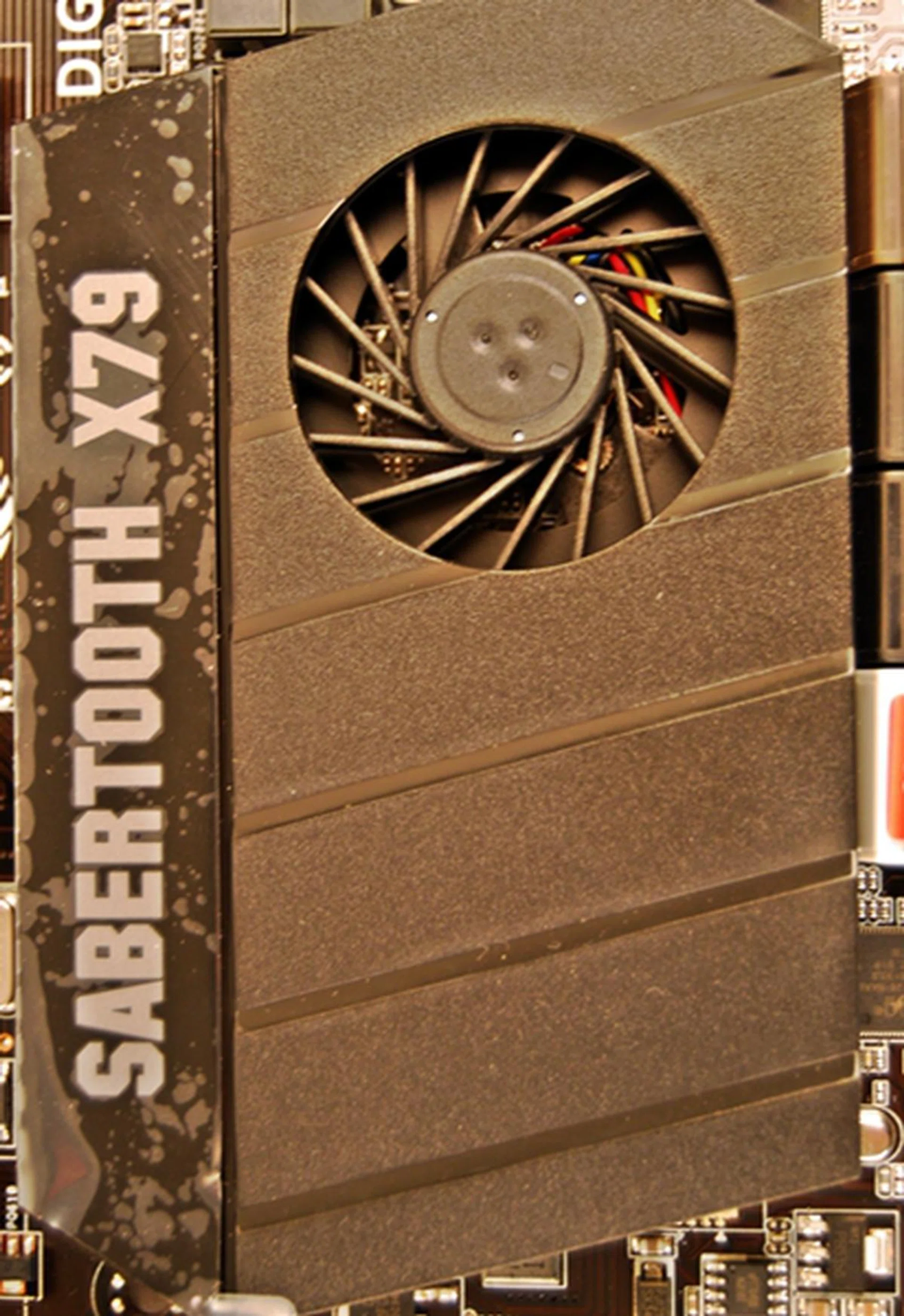 This section of the TUF Thermal Armor comprises the PCH cover and the fan assembly and they provide effective heat dissipation. Our only concern is that it sits right below the first PEG slot and as such, this part of the TUF active thermal armor may not be as useful as previously planned. We'll find out in future when we assess the board's performance.