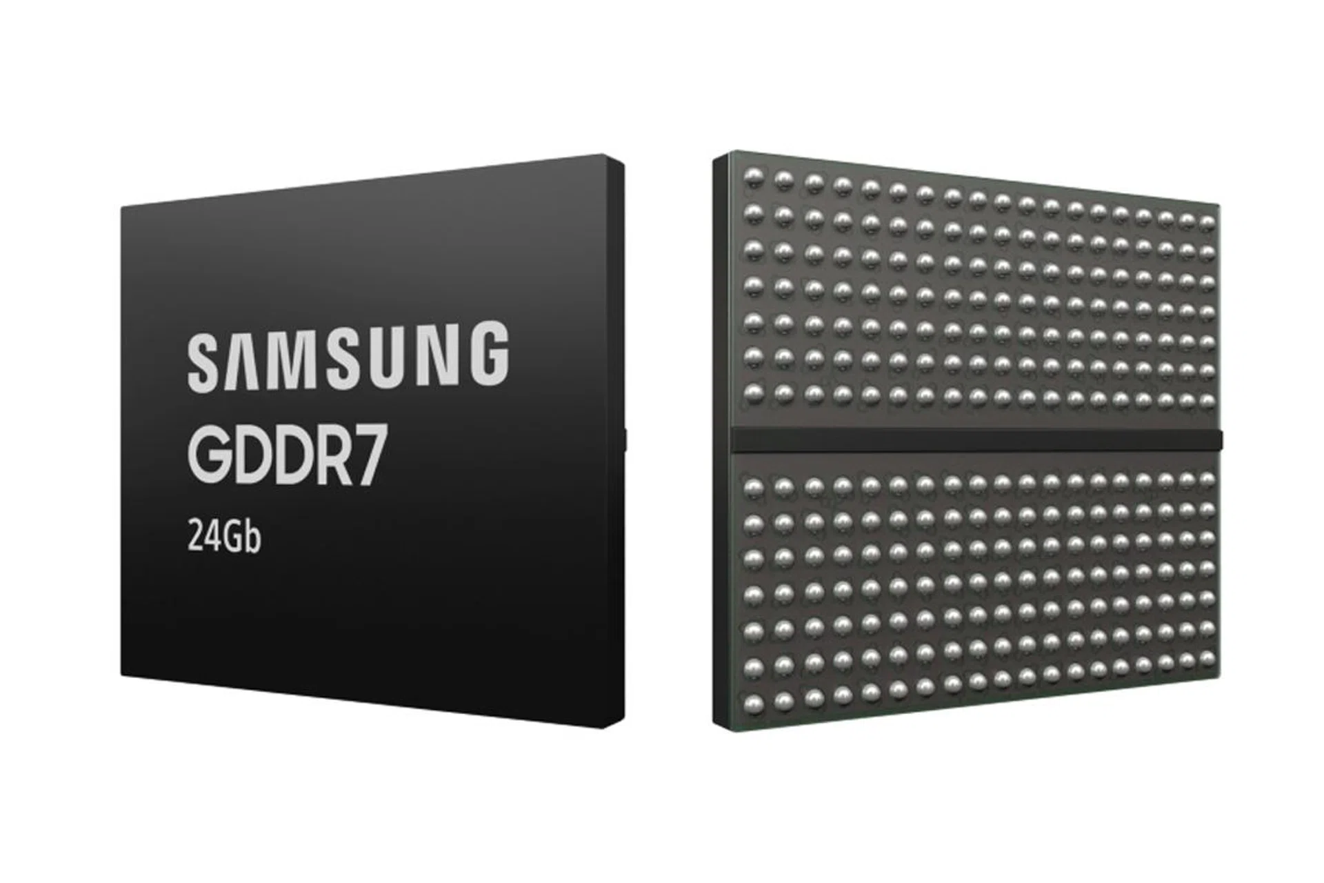 Samsung 24Gb GDDR7 DRAM. Image: Samsung.