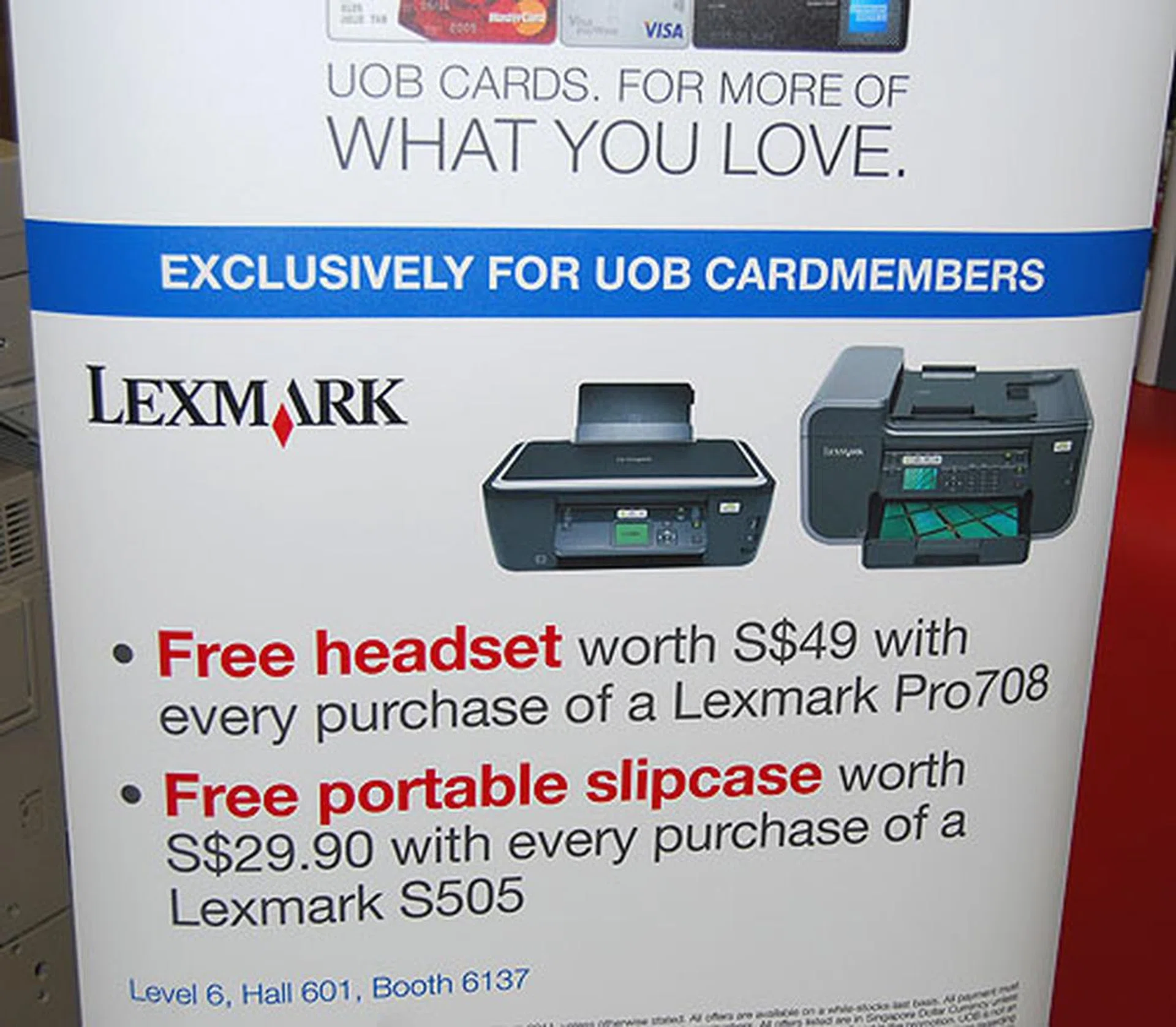UOB cardholders can enjoy some additional benefits too.