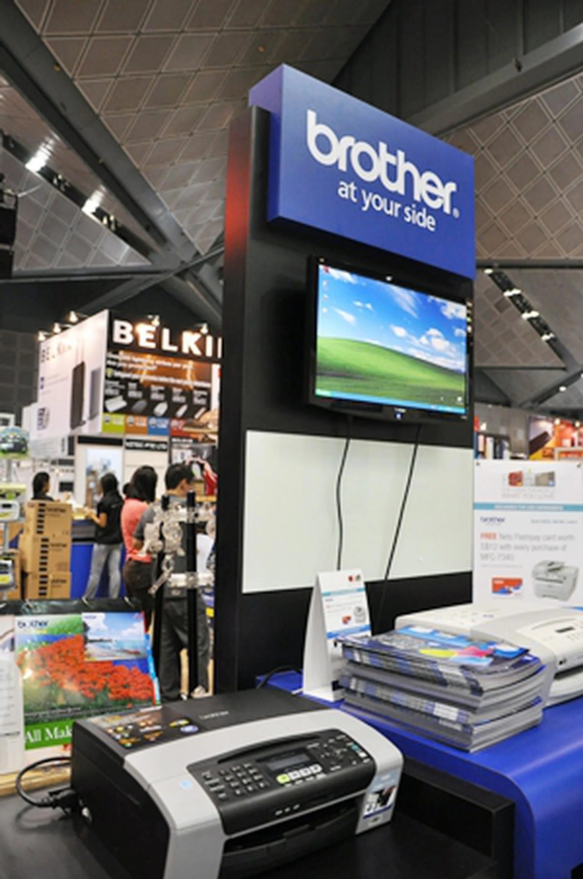 In need of printers? Brother is at your side - and more, offering label printers and sewing machines.