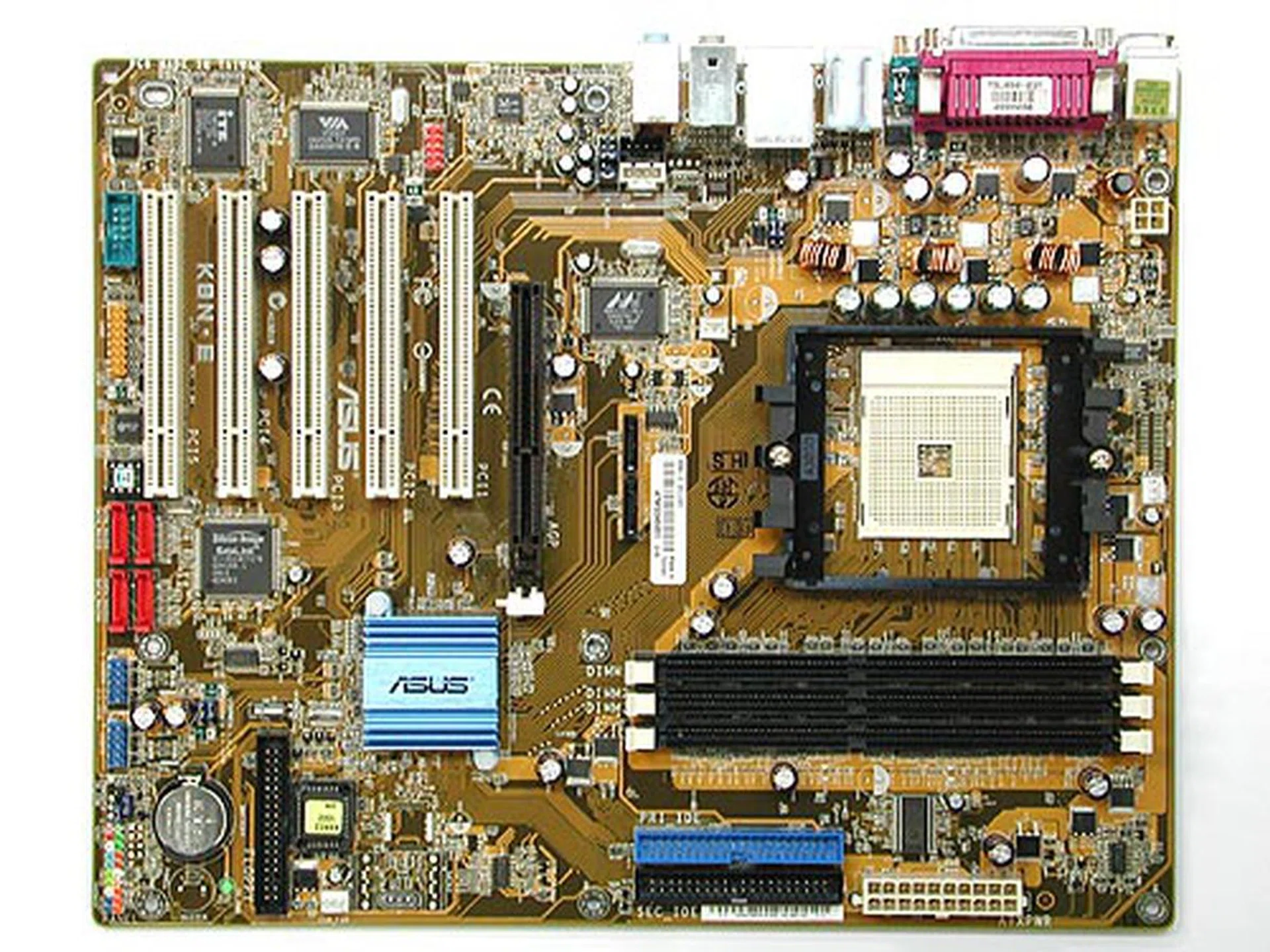 A fair reasonable price for its excellent blend of features and performance helped the ASUS K8N-E Deluxe win our nForce 3 250 shootout. 