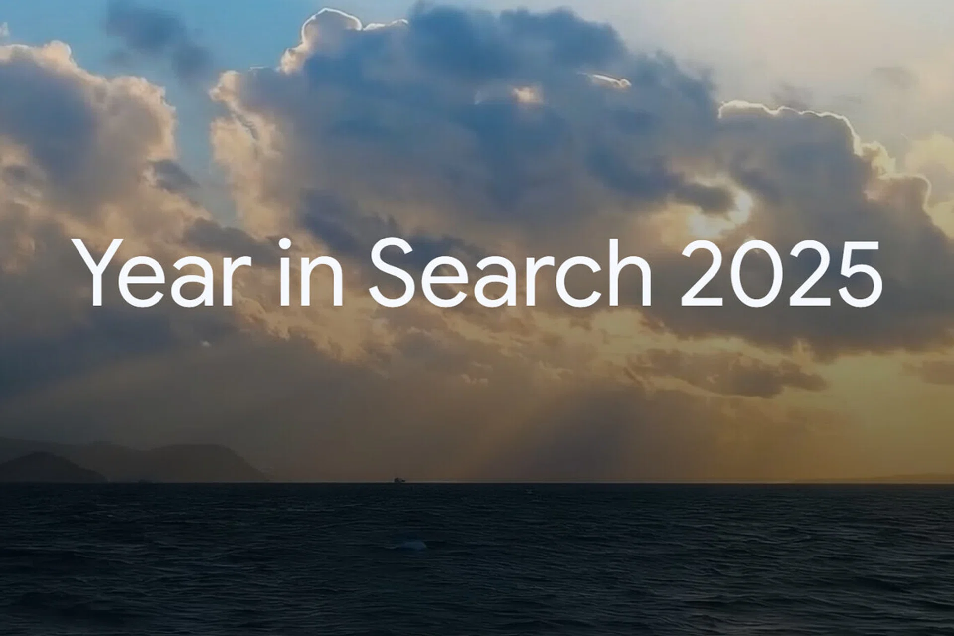 Google Year in Search 2025