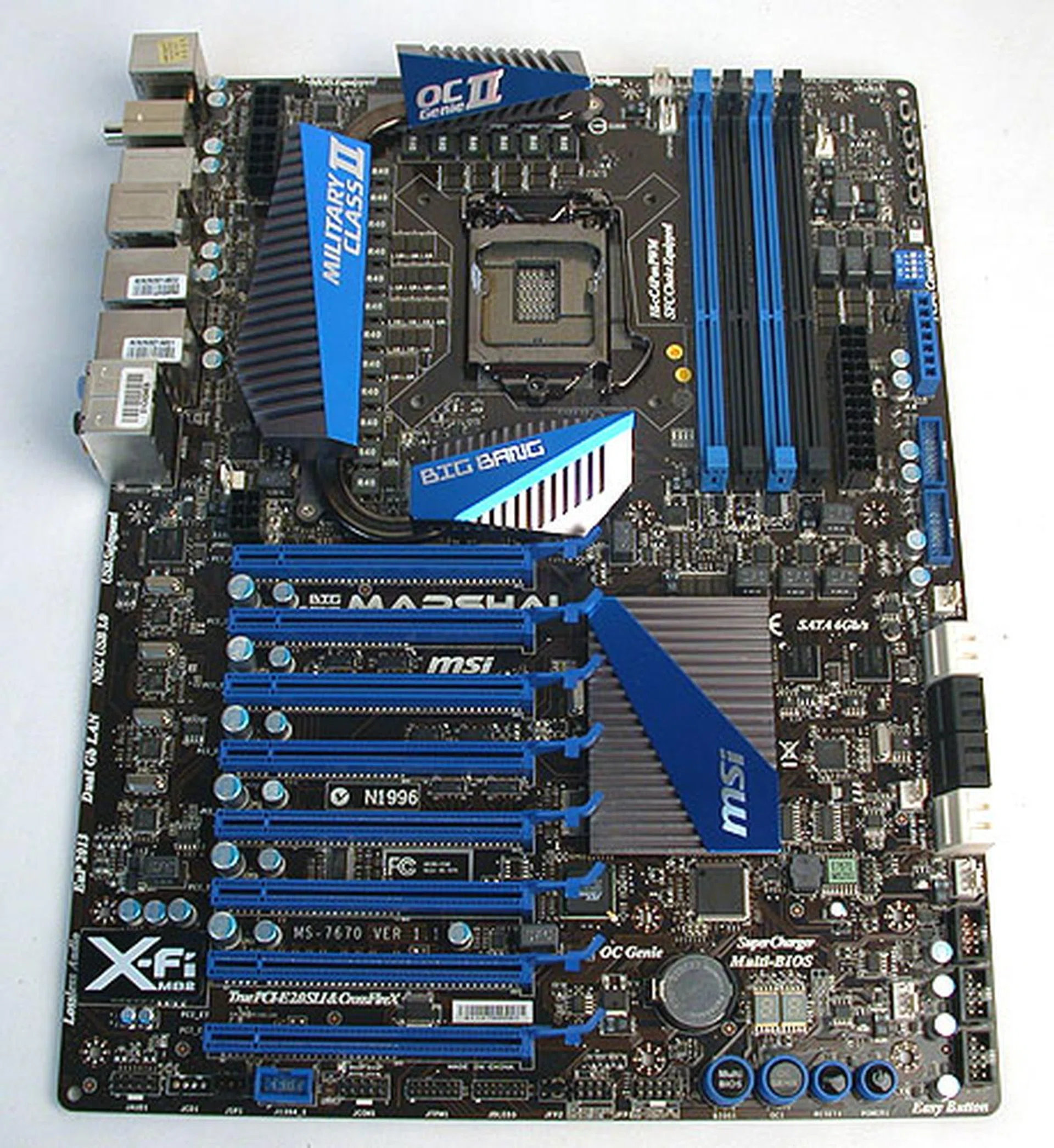 It's one of the largest boards we have seen and probably the most expensive P67 board at the moment. 