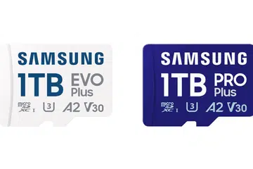 (From L to R): Samsung EVO Plus and Samsung Pro Plus microSD cards.