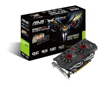 ASUS Strix GeForce GTX 960 4GB GDDR5 (Image source: ASUS)