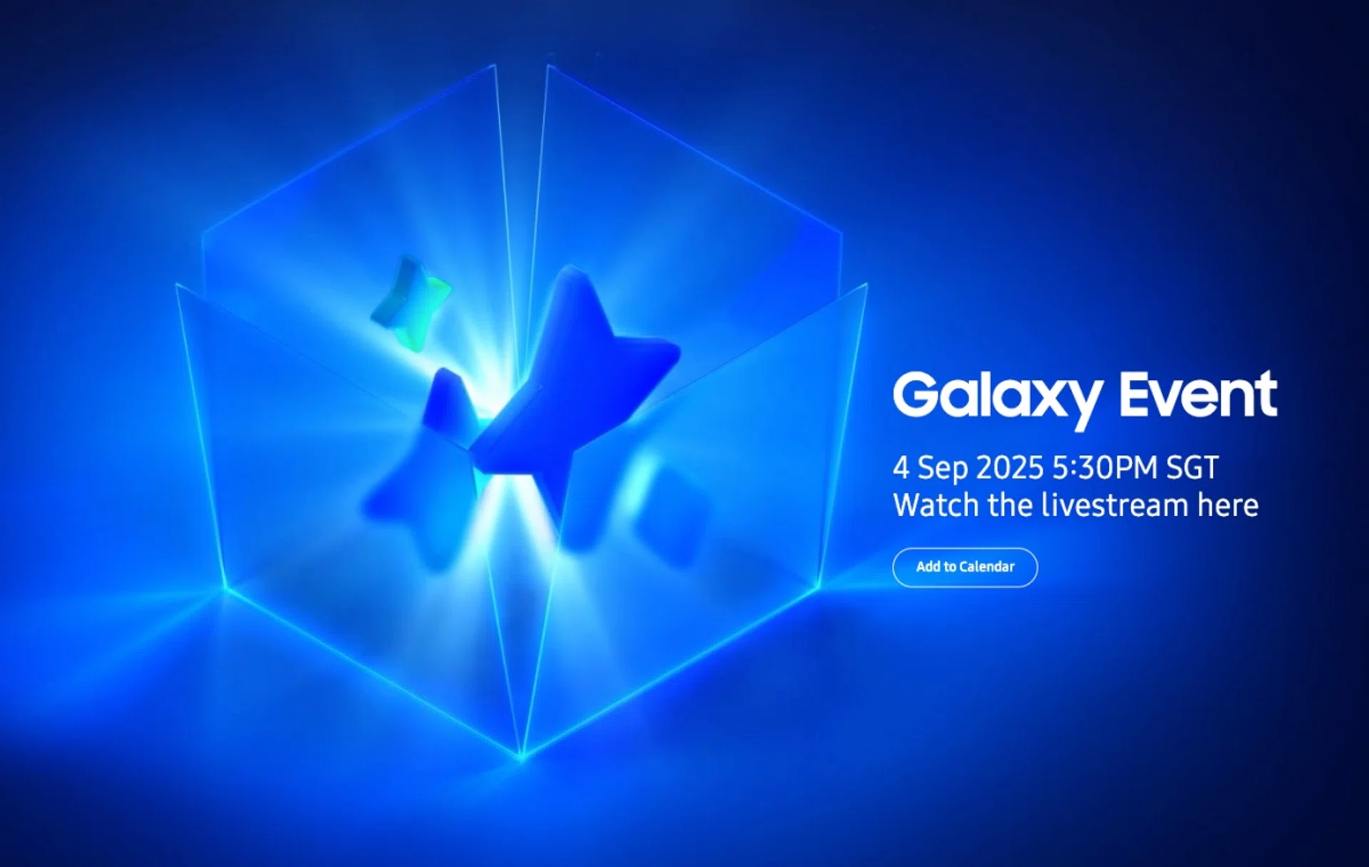 Samsung’s virtual Galaxy event on 4 September.