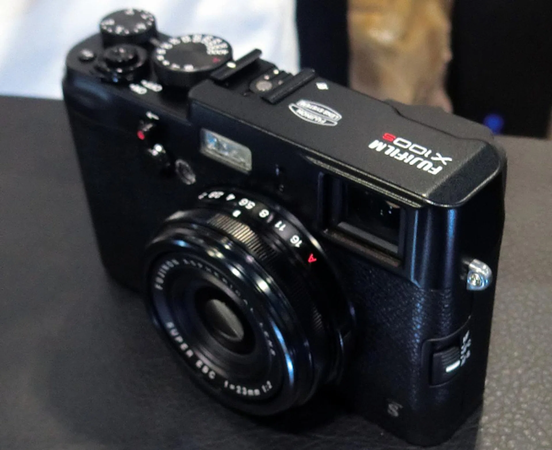 Don't like changing lenses? There's always the Fujifilm X100S, which has a 16.3-megapixel APS-C sensor and a fixed 23mm F2 Fujinon lens. The X100S is going for $1,799 with a $50 cashback offer. 