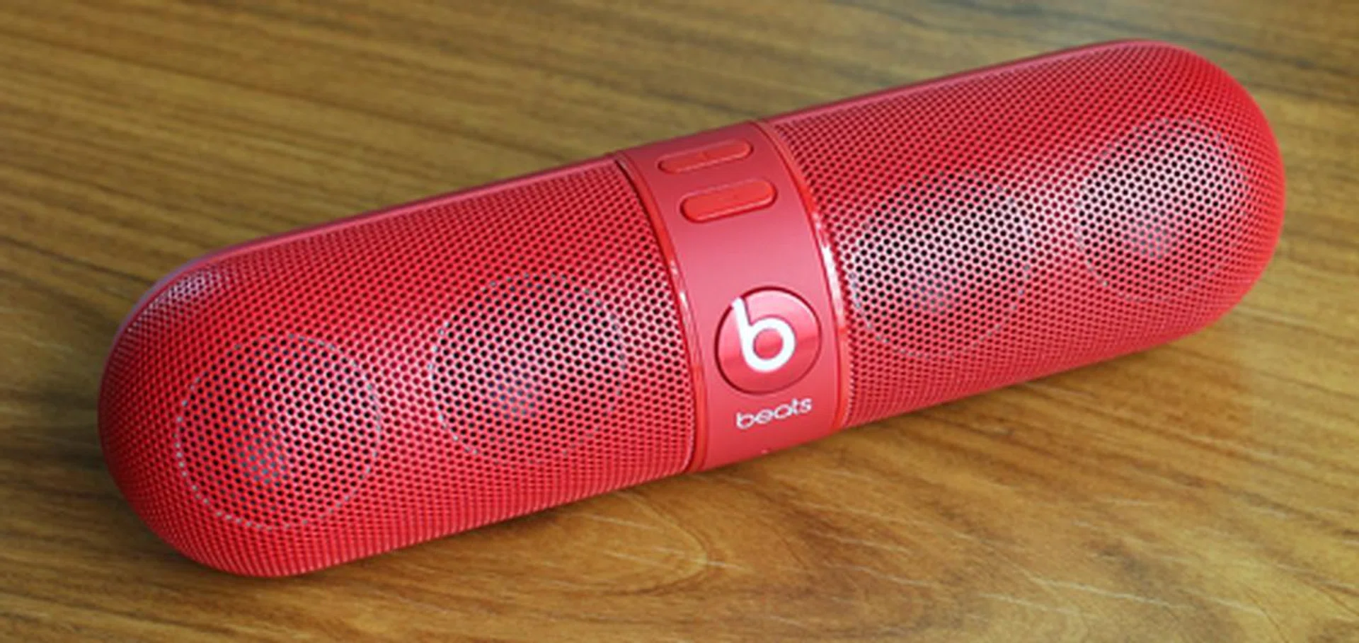 The Beats Pill is a capsule-shaped, wireless, portable Bluetooth speaker.