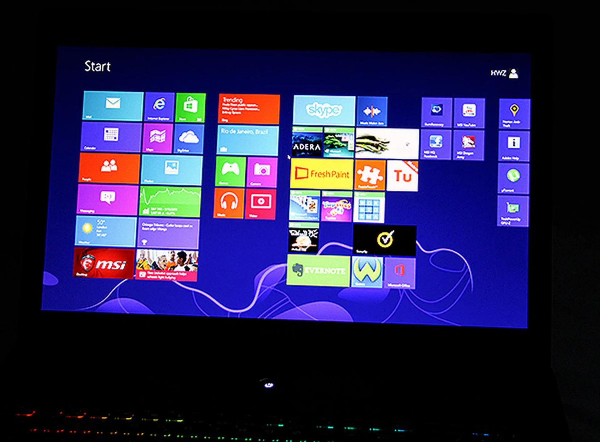 Despite using a TN panel, colors are sufficiently bright and crisp, and viewing angles are good.