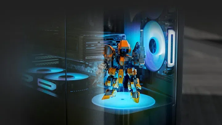 The Center Stage is a spinning platform that allows for a truly unique way to display your prized collectibles within the Cougar FV720.
