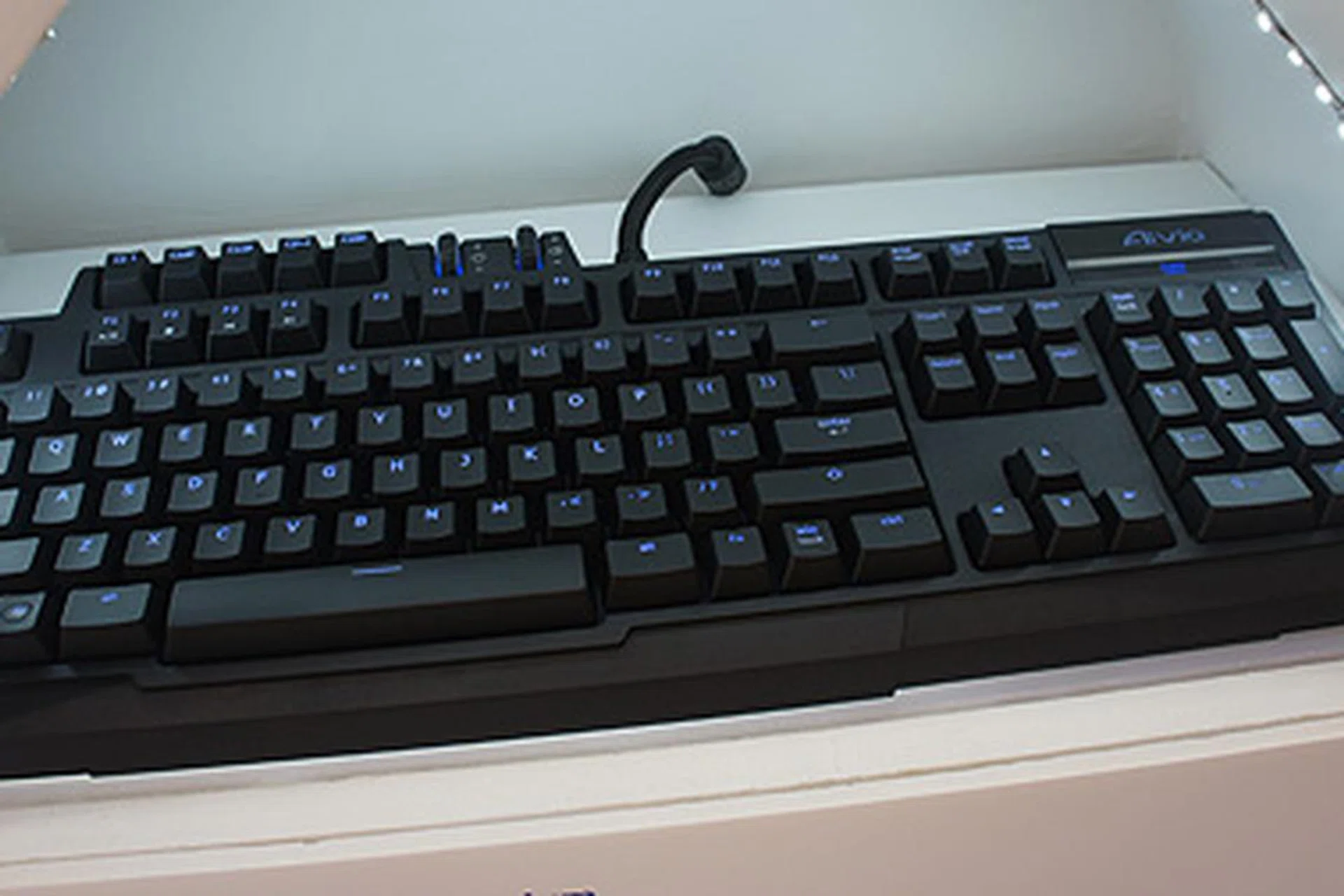 The Gigabyte Aivia Osmium keyboard.