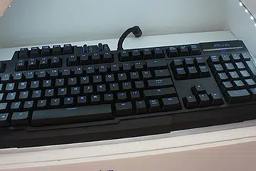The Gigabyte Aivia Osmium keyboard.