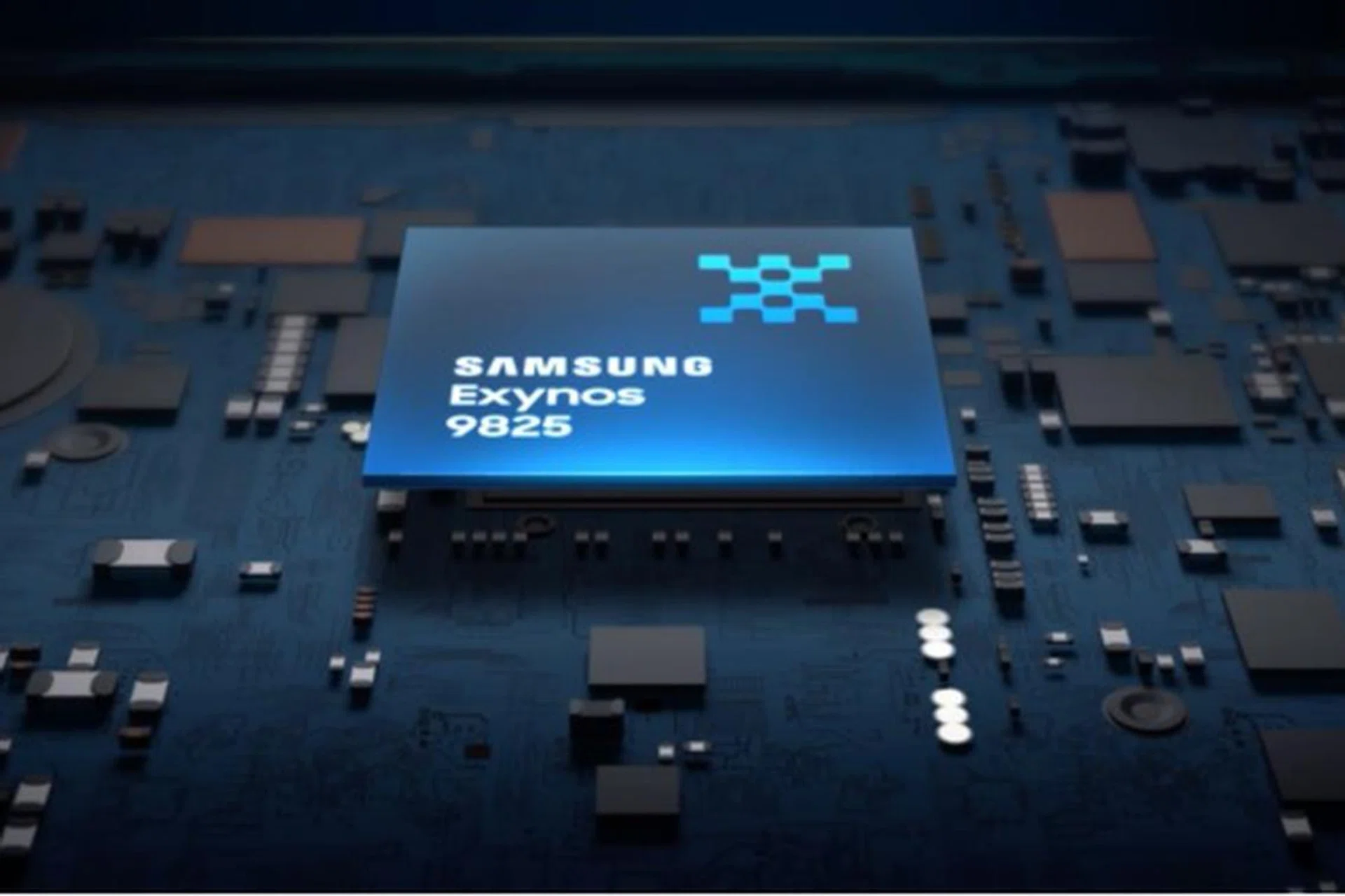 The Samsung Exynos 9825 chipset.