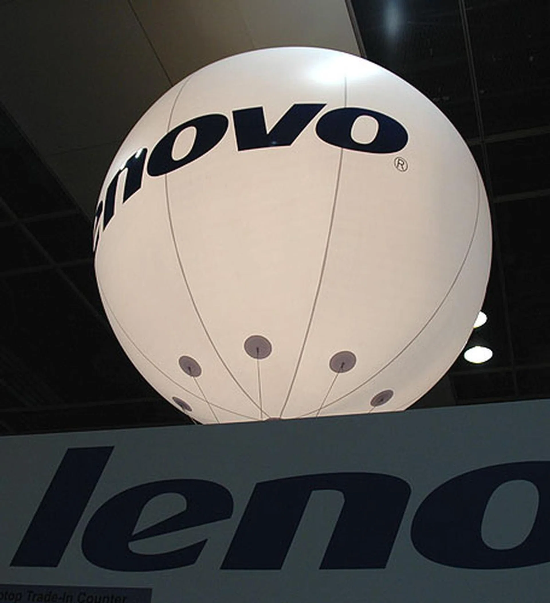  Notebooks and desktops were the main products on show at Lenovo's booth.  