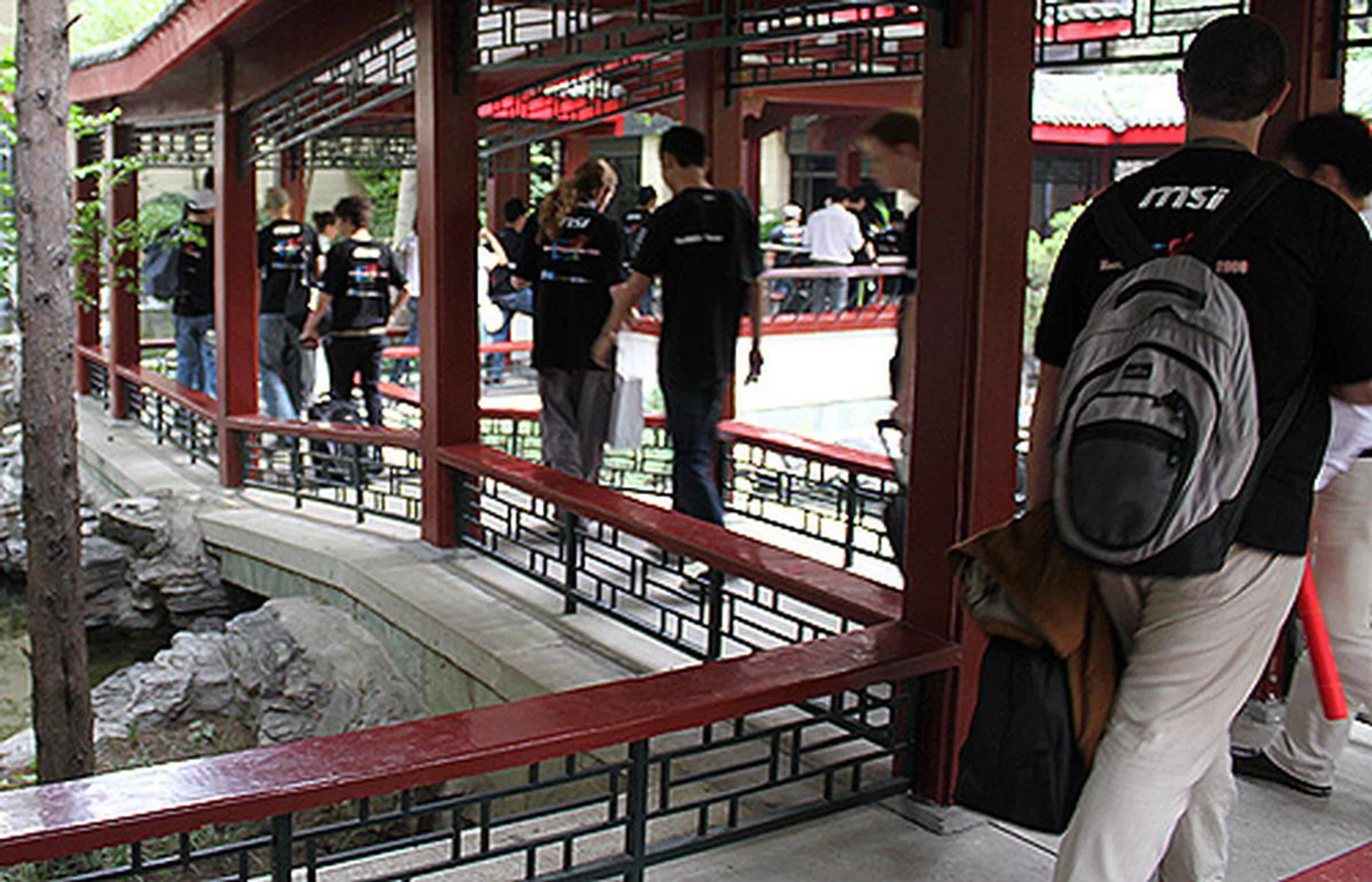 There's a sense of tension and electricity in the air as contestants make their way to the arena.