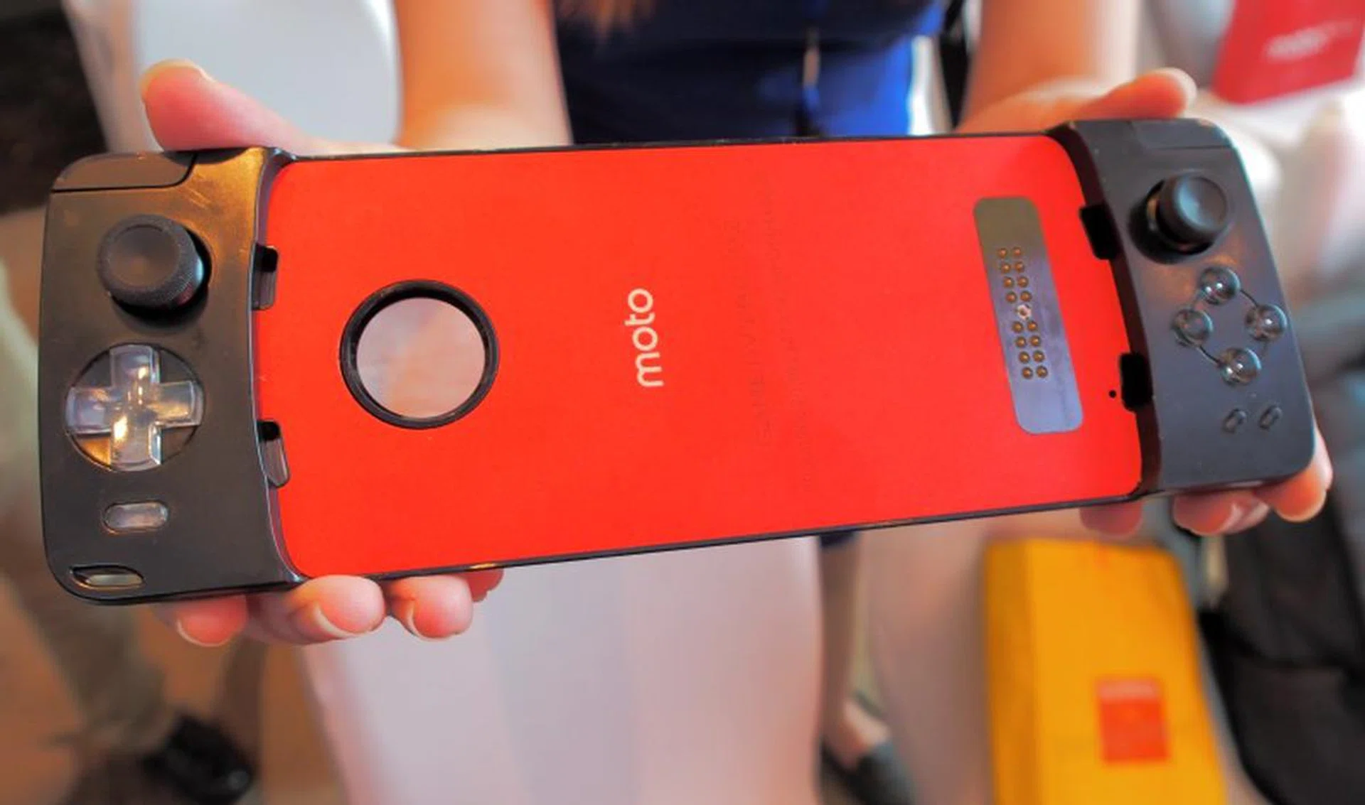 Front view of the GamePad mod.