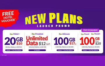 Changi Mobile new mobile data plans feature roaming data within its bundles.