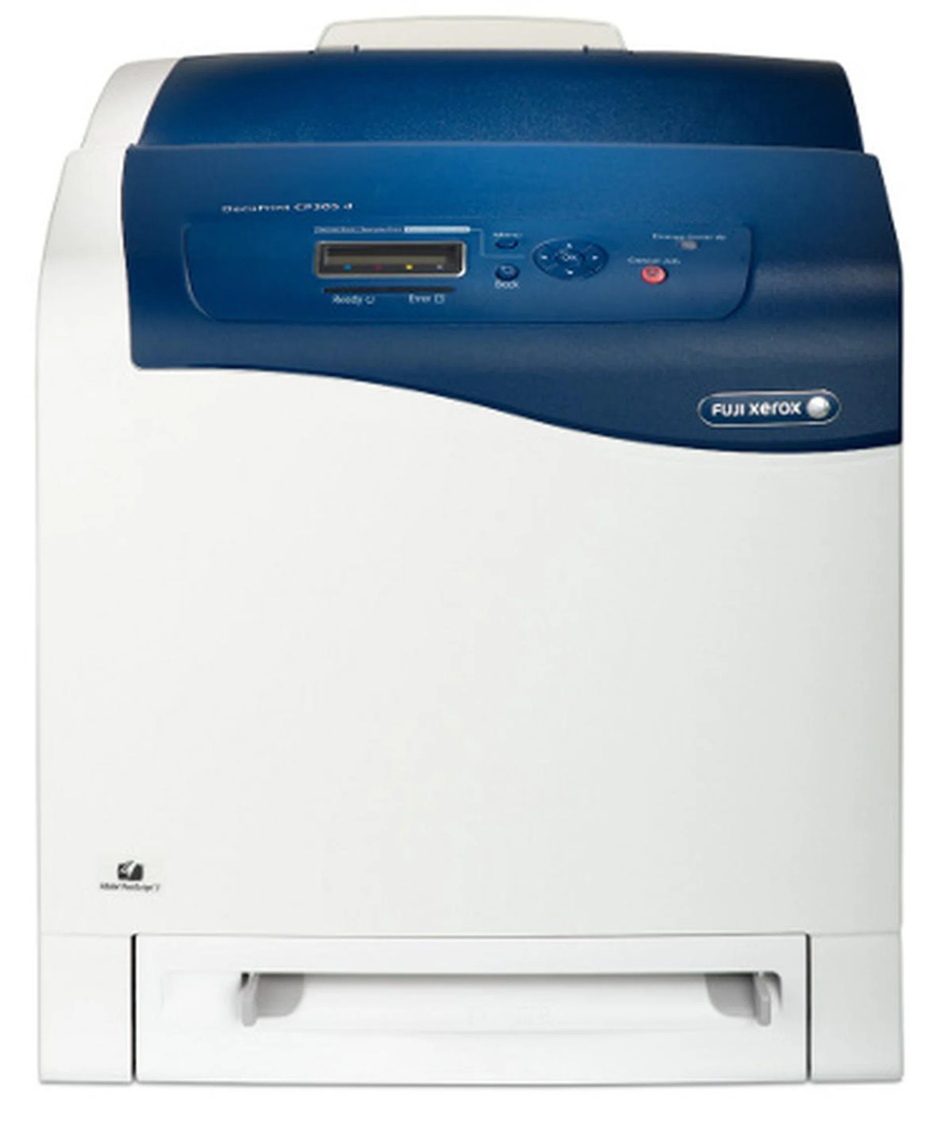 Color laser printers are much larger than the monochrome models.