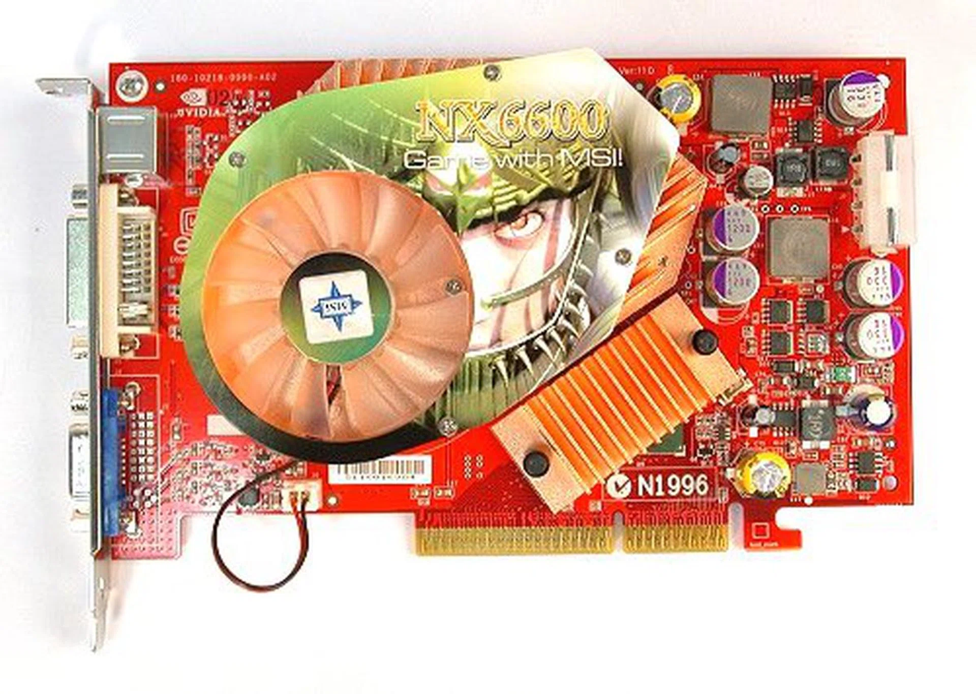 The well-designed MSI NX6600-VTD128 sports the same attractive cooler design that first made its appearance on the more powerful NX6600GT-VTD128 counterpart.