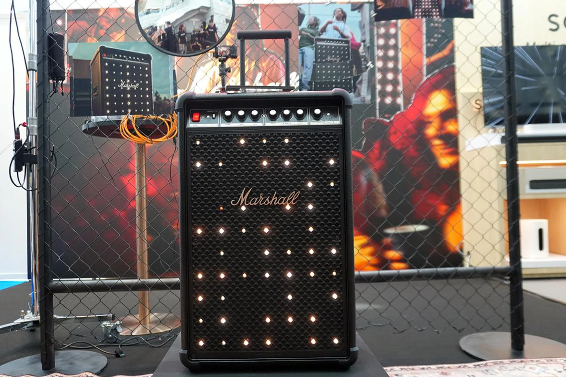 New Marshall Bromley 750 Party Speaker with illuminated LED lights. 